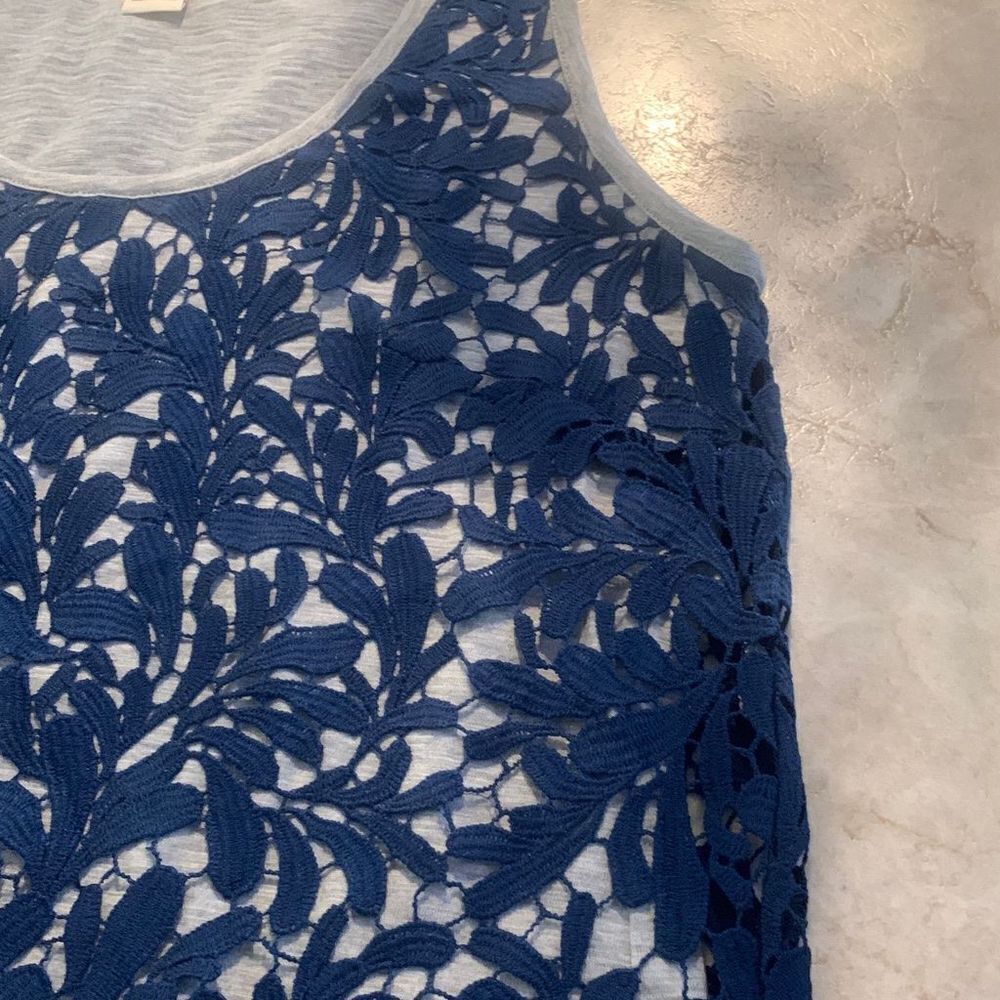SUNDANCE Lace  Overlay Tank - Picture 6 of 7